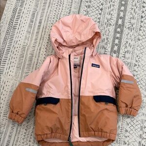Patagonia Kids Pink snow pile jacket
